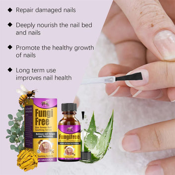 🔥Fungi Free Bee Venom Nail Repair Serum (Pack of 2)😍